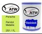 Preview: Porsche, Peridot Metallic, 2S1 / 7L: 500ml Lackdose, von ATW Autoteile West.